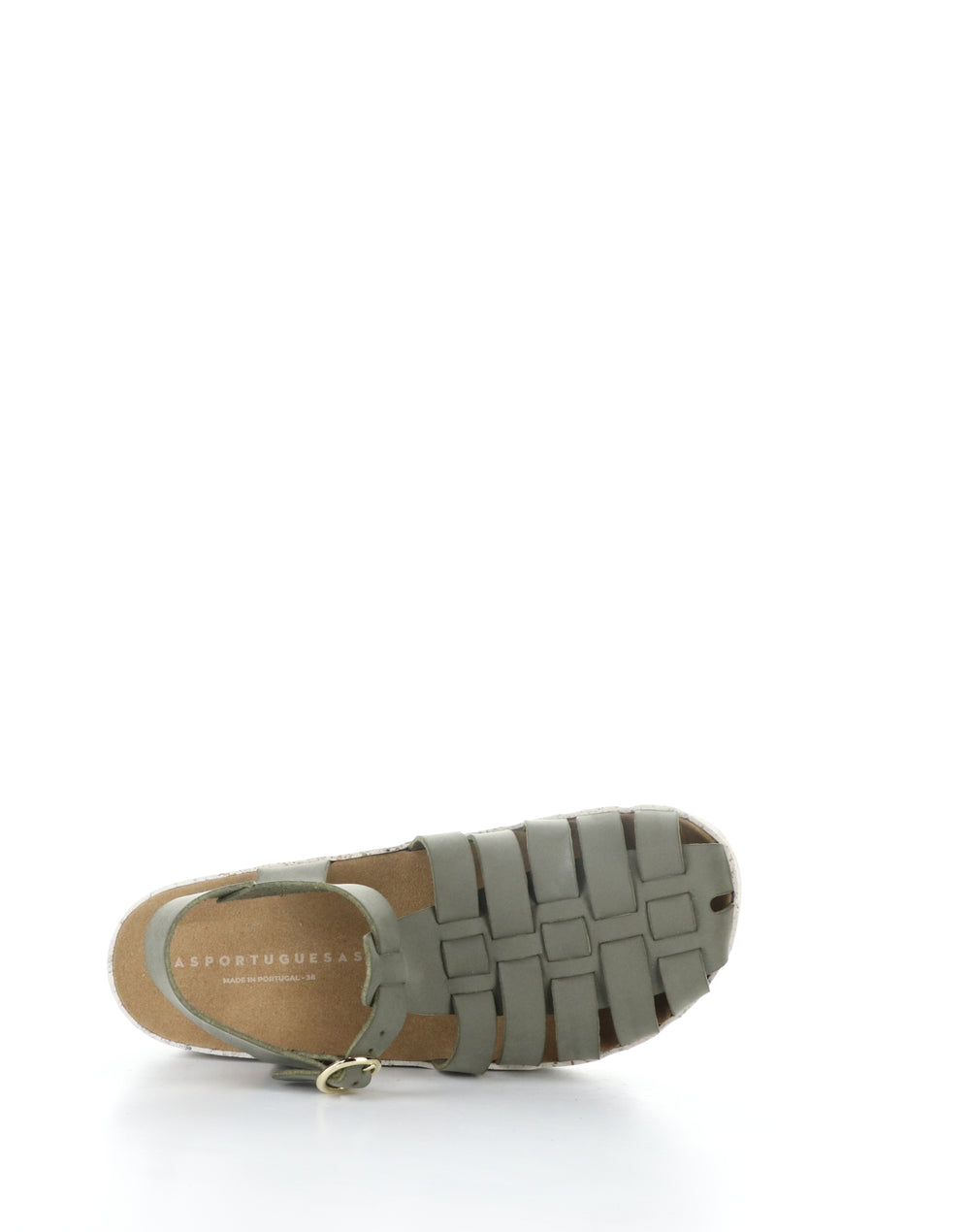 CALIX277ASP 005 KHAKI Round Toe Sandals