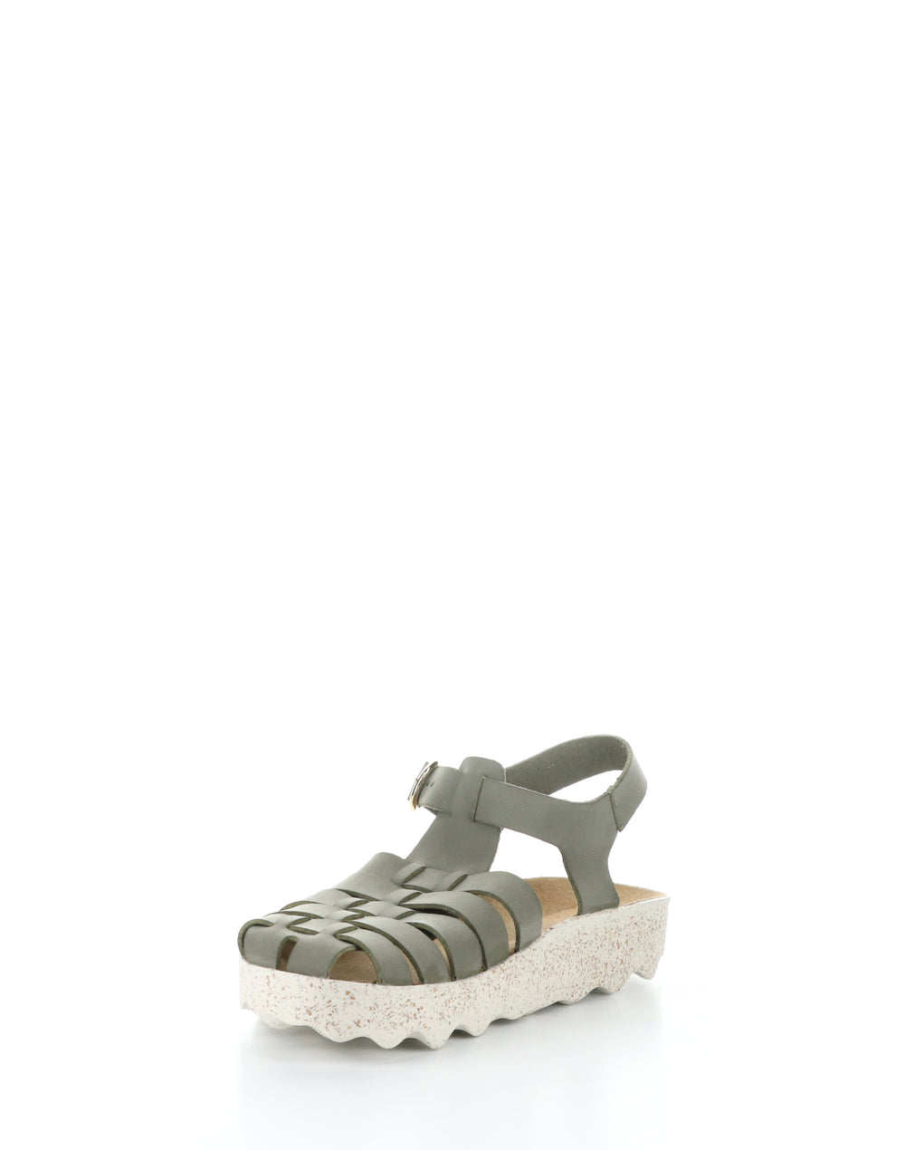 CALIX277ASP 005 KHAKI Round Toe Sandals