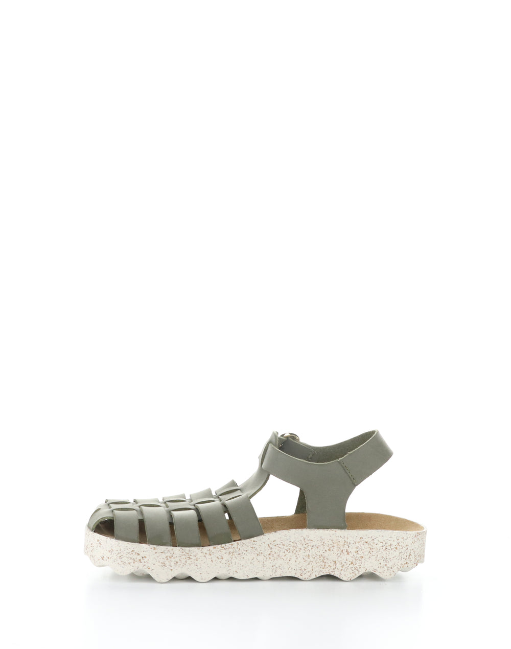 CALIX277ASP 005 KHAKI Round Toe Sandals