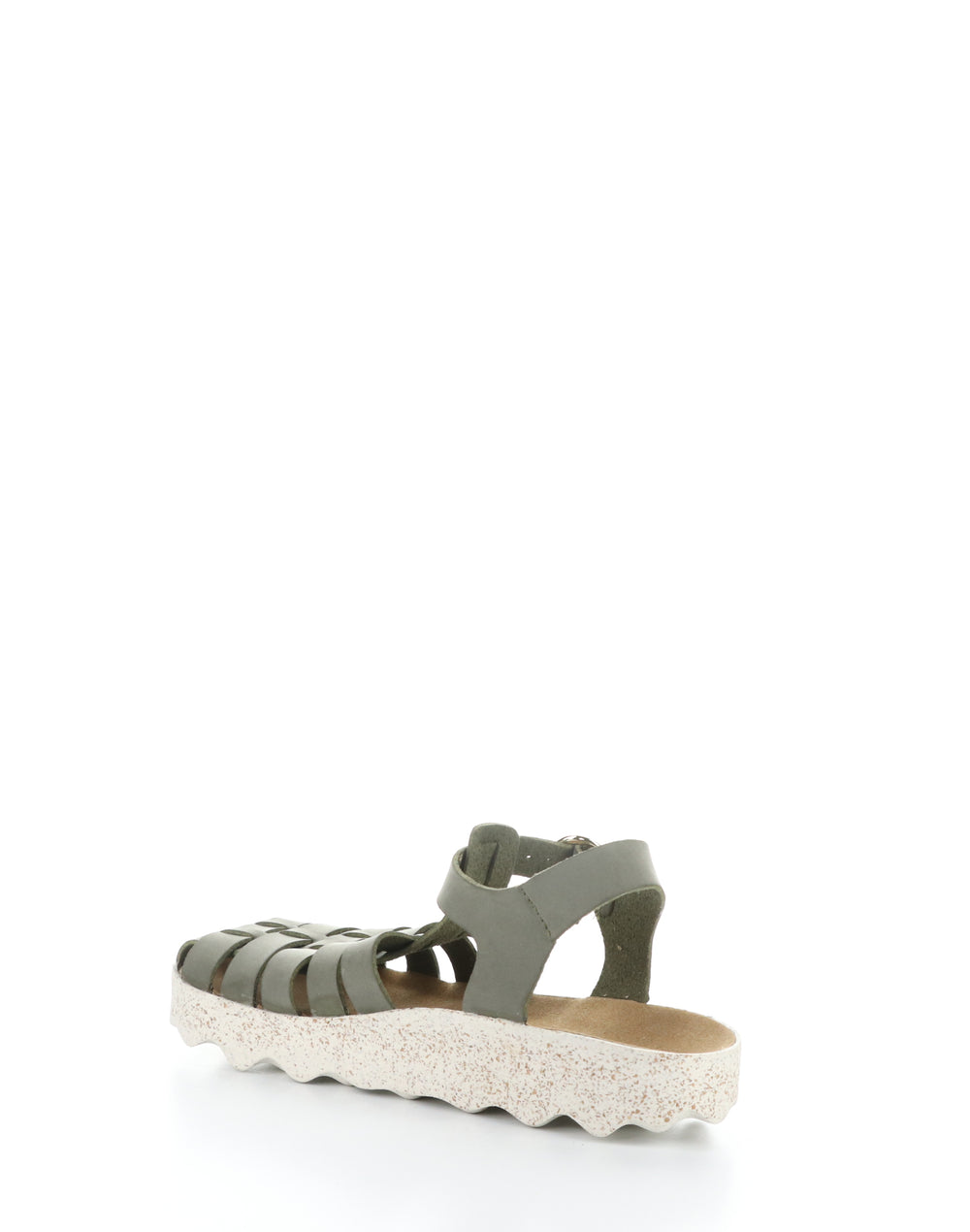CALIX277ASP 005 KHAKI Round Toe Sandals