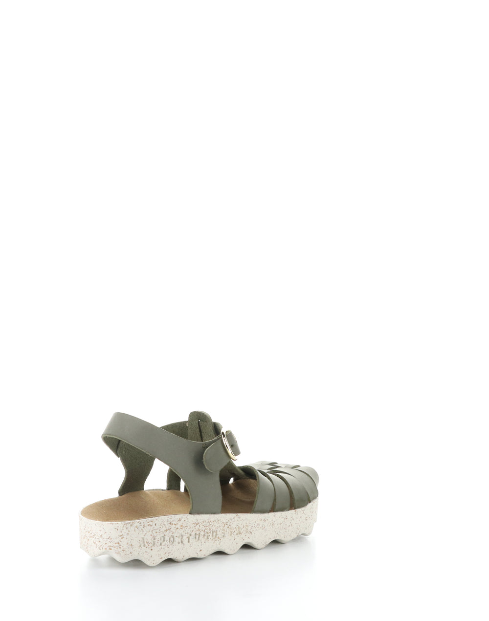 CALIX277ASP 005 KHAKI Round Toe Sandals