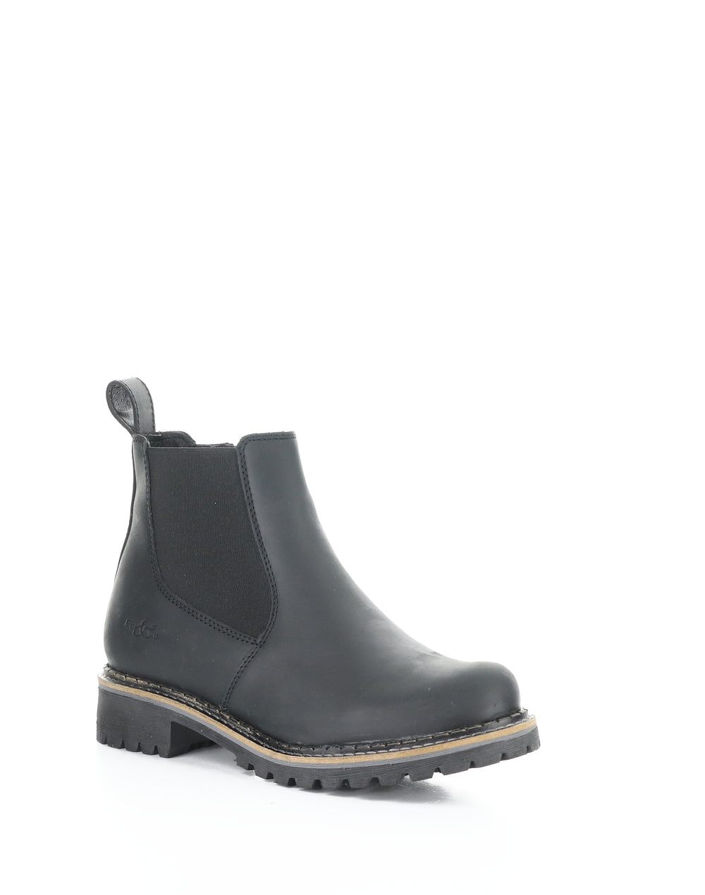 Camden Black Round Toe Boots
