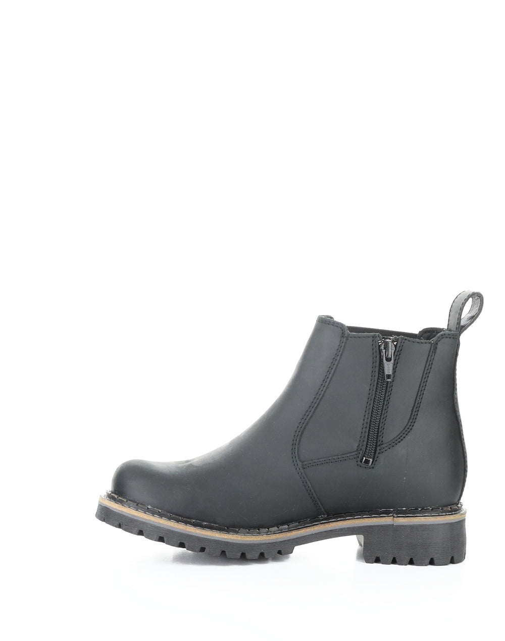 Camden Black Round Toe Boots