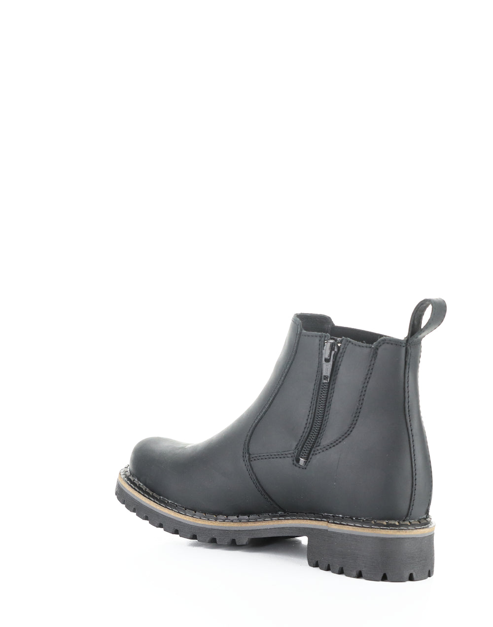 Camden Black Round Toe Boots