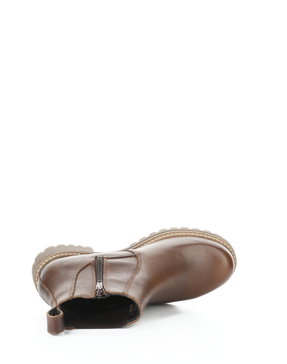 Camden Brandy/Black Round Toe Boots