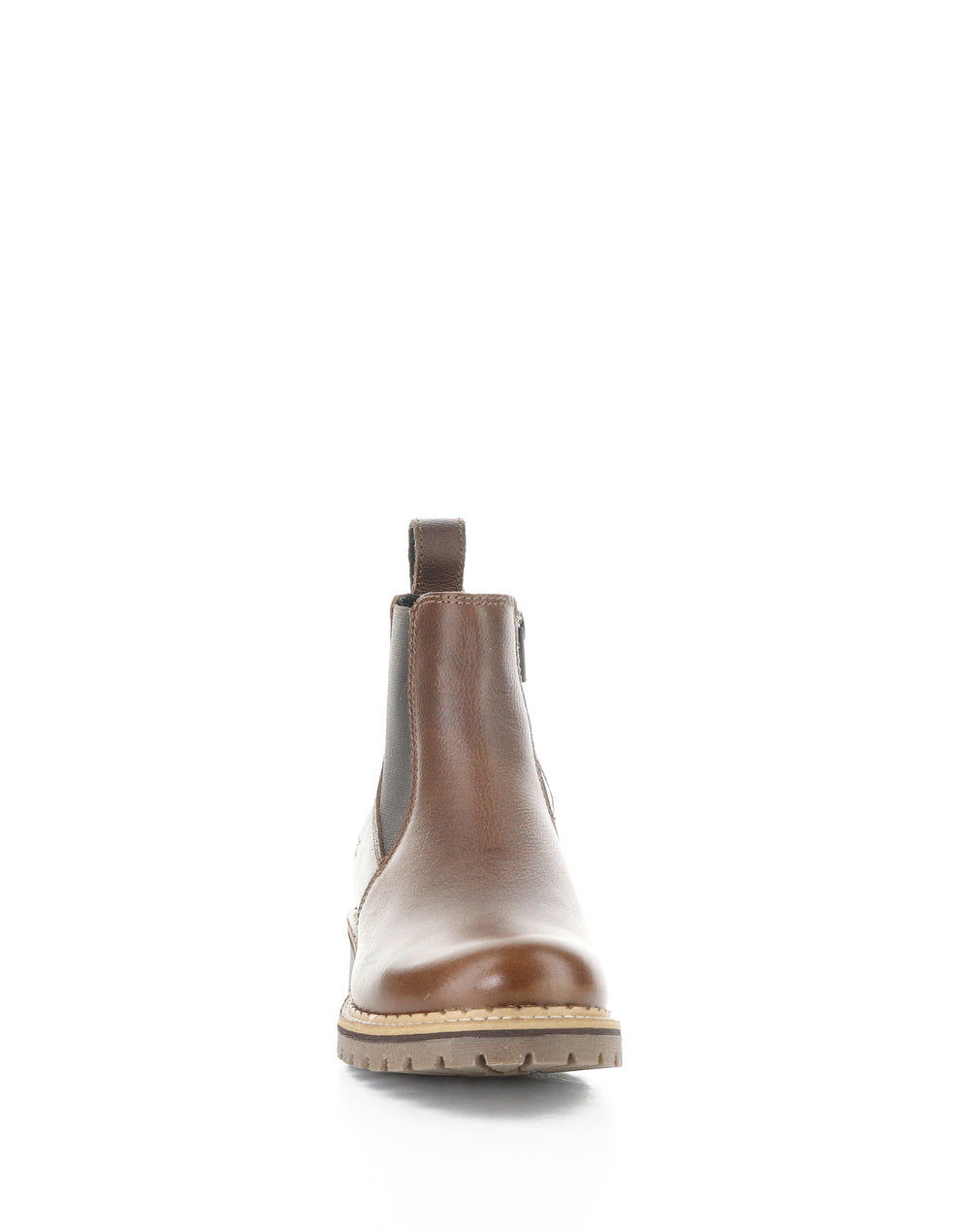 Camden Brandy/Black Round Toe Boots