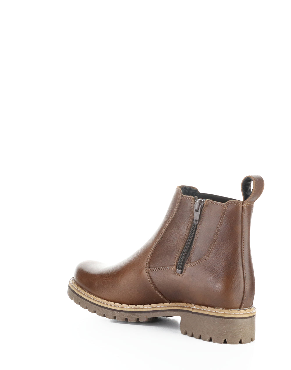 Camden Brandy/Black Round Toe Boots