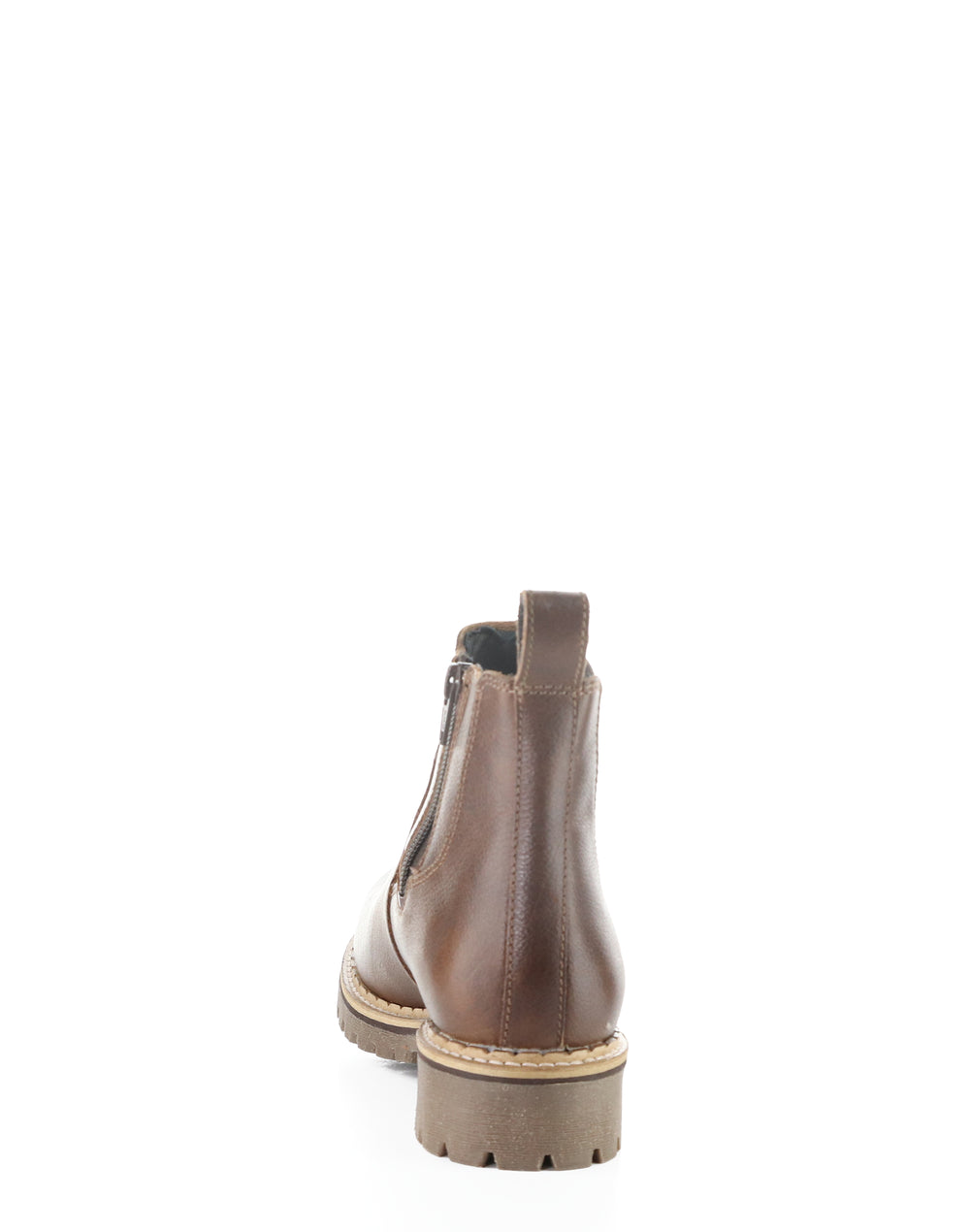 Camden Brandy/Black Round Toe Boots