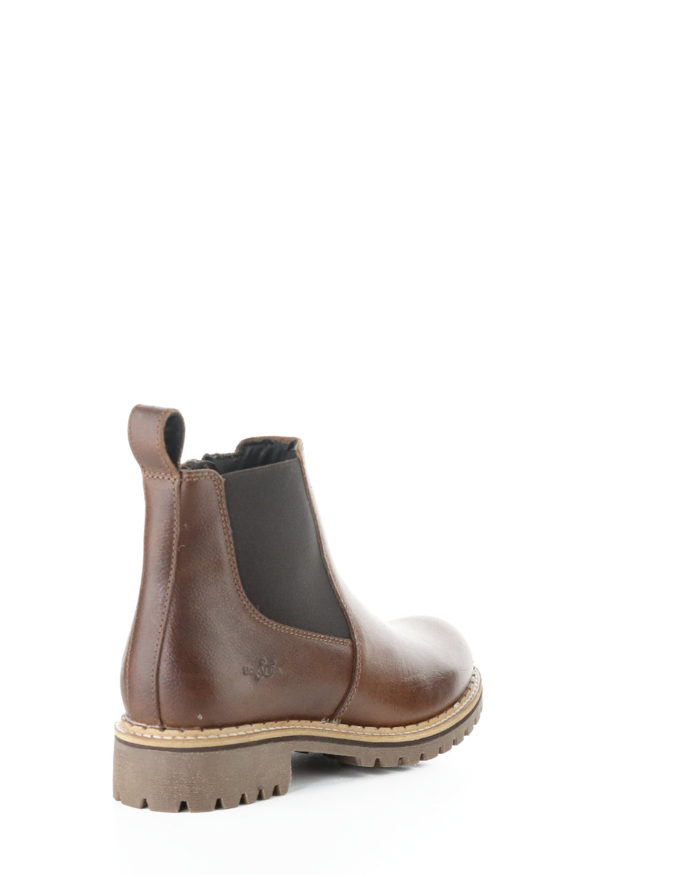Camden Brandy/Black Round Toe Boots