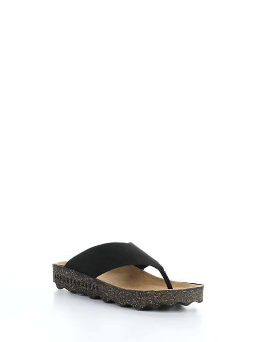 Cami223Asp 000 Black Eco Faux Suede