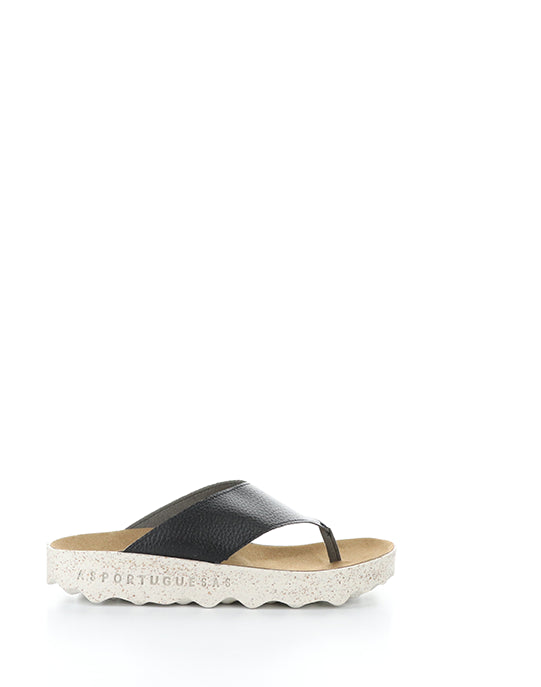 Cami223Asp 005 Black Eco Faux Leather
