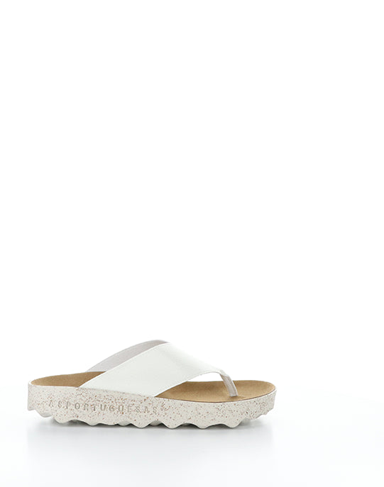 Cami223Asp 006 White Eco Faux Leather