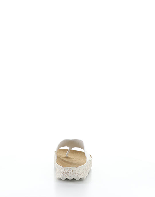 Cami223Asp 006 White Eco Faux Leather
