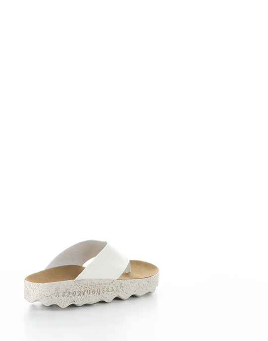 Cami223Asp 006 White Eco Faux Leather