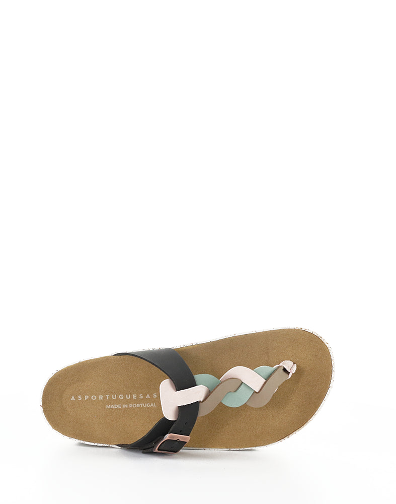 Cardi332Asp 006 Multi/Black Eco Nubuck