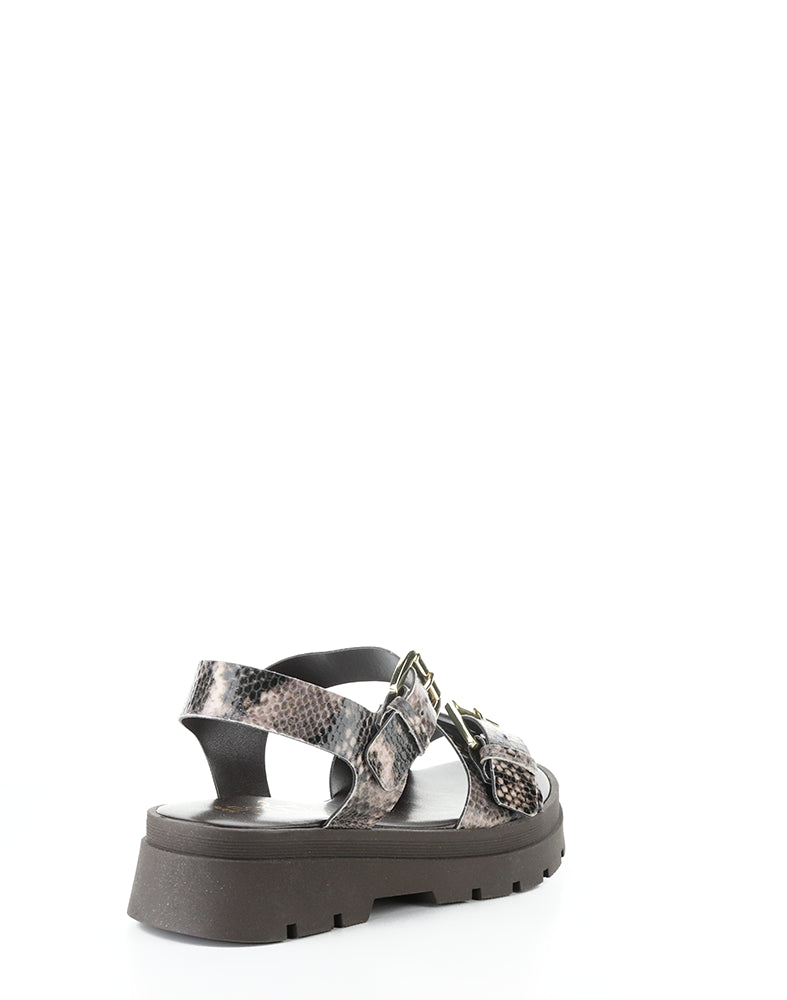 Cinder Taupe Python Print