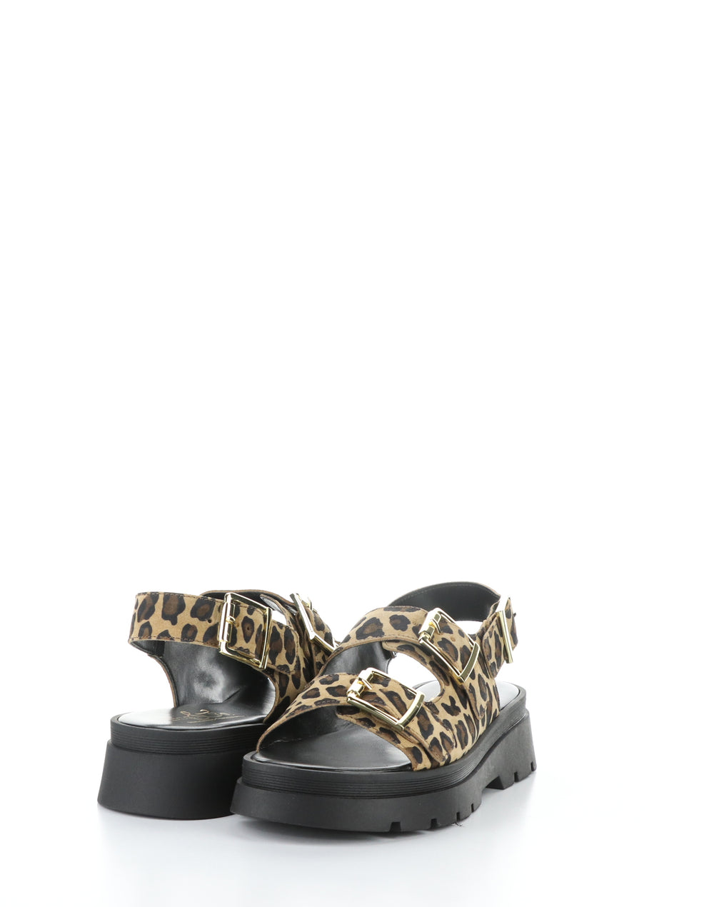 CIPHER LEOPARD Round Toe Sandals