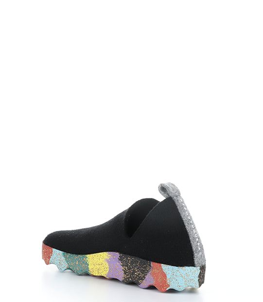 City003Asp 050 Black/Multi Tweed/Felt