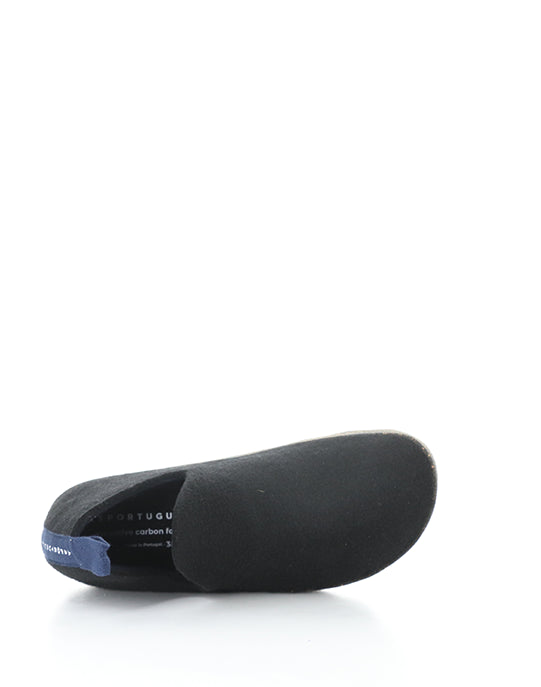 CITY Black Round Toe Shoes|CITY Chaussures �� Bout Rond in Noir