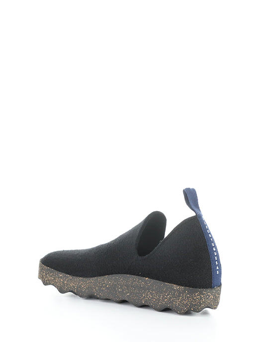 CITY Black Round Toe Shoes|CITY Chaussures �� Bout Rond in Noir