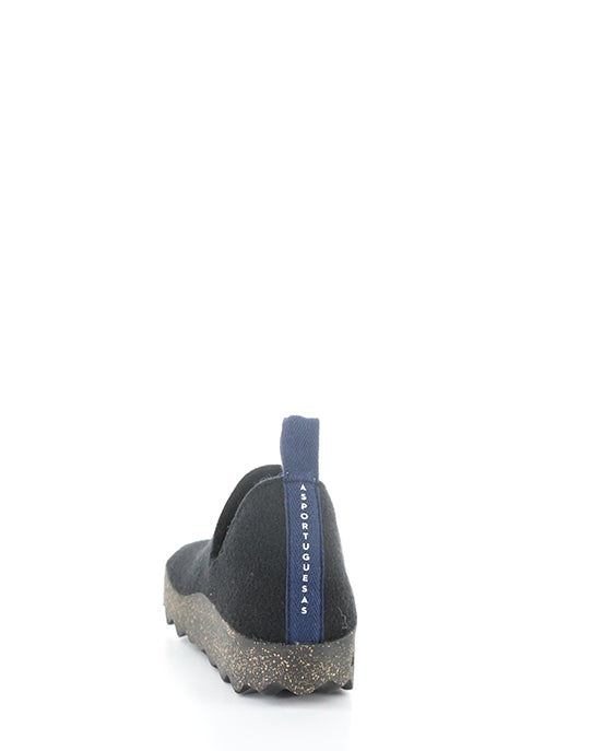 CITY Black Round Toe Shoes|CITY Chaussures �� Bout Rond in Noir