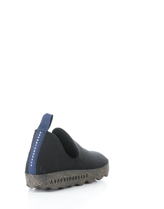 CITY Black Round Toe Shoes|CITY Chaussures �� Bout Rond in Noir