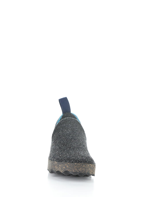 City Anthracite Round Toe Shoes
