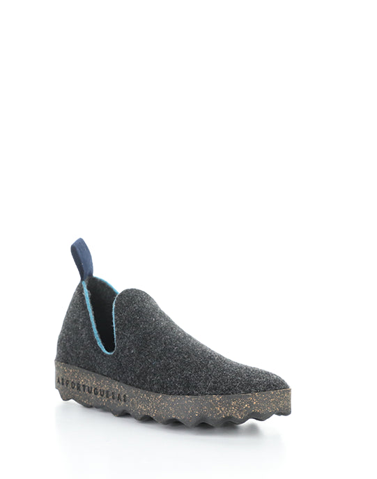 City Anthracite Round Toe Shoes