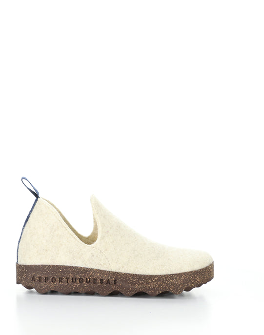 City White Round Toe Shoes|City Chaussures à Bout Rond In Blanc