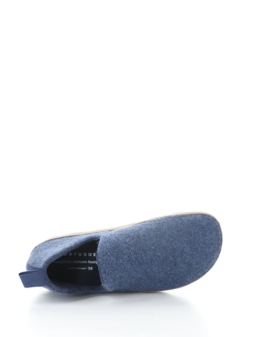 CITY Blue Round Toe Shoes