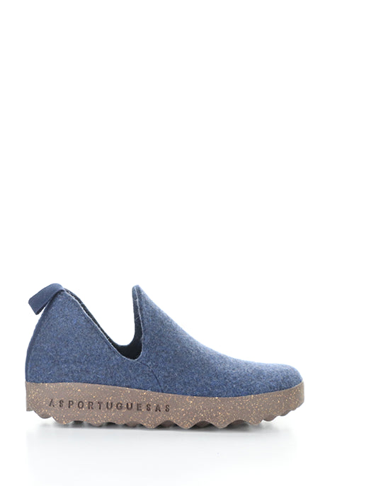 CITY Blue Round Toe Shoes