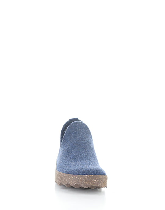 CITY Blue Round Toe Shoes