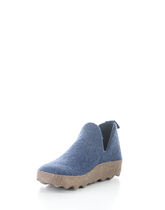 CITY Blue Round Toe Shoes