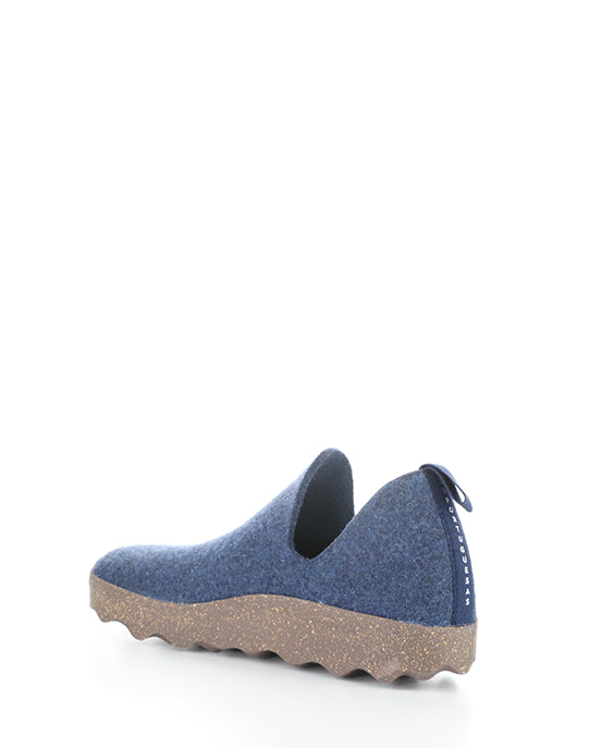 CITY Blue Round Toe Shoes