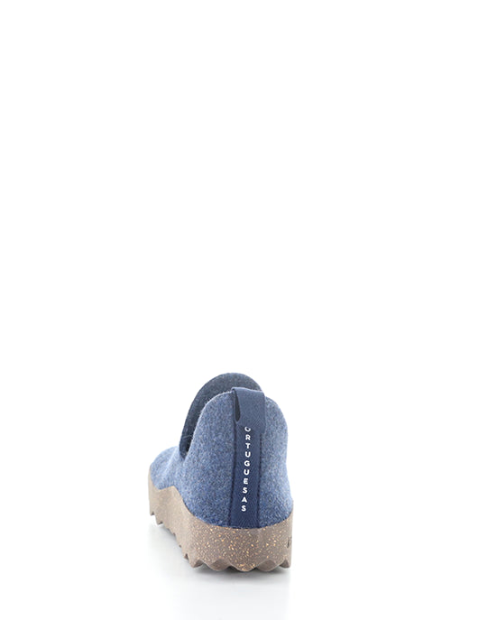 CITY Blue Round Toe Shoes
