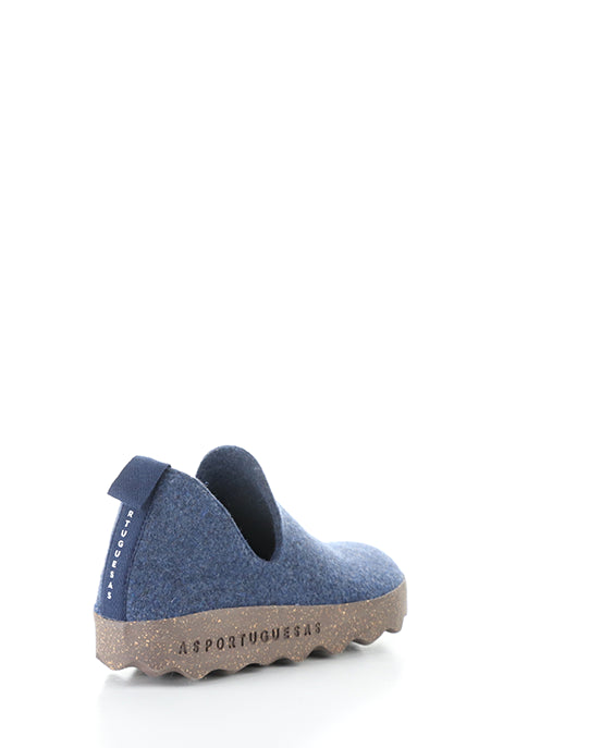 CITY Blue Round Toe Shoes