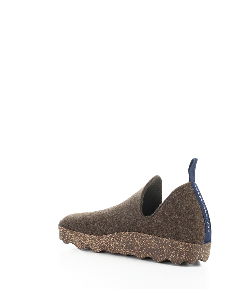 City 100 Dk Brown Tweed/Felt