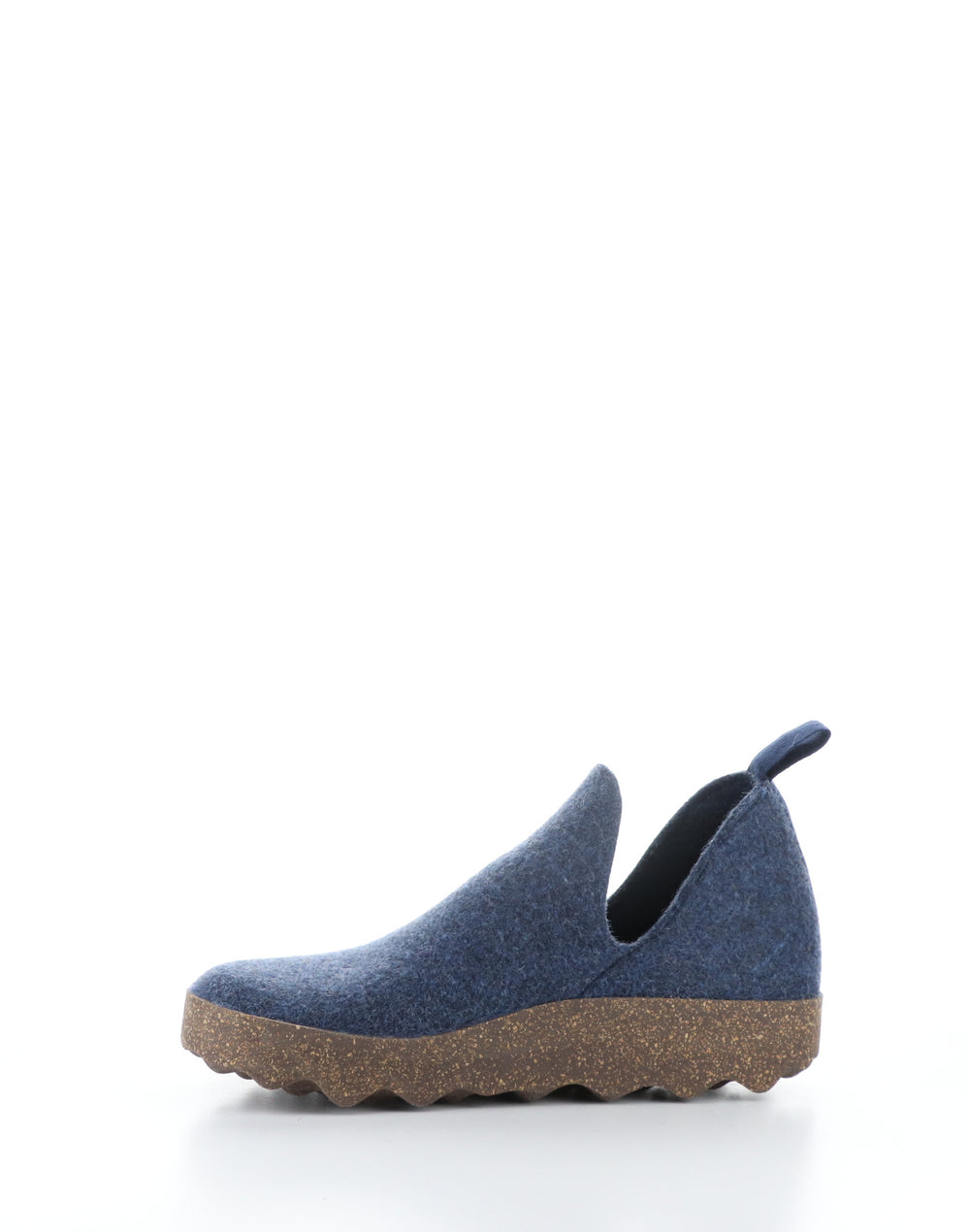 Citym Blue Round Toe Shoes