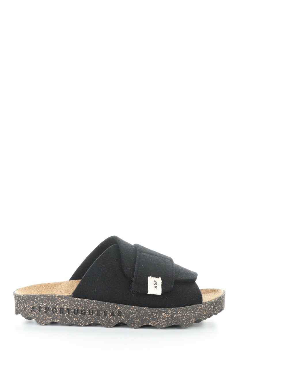 Clavi305Asp 001 Black Round Toe Shoes