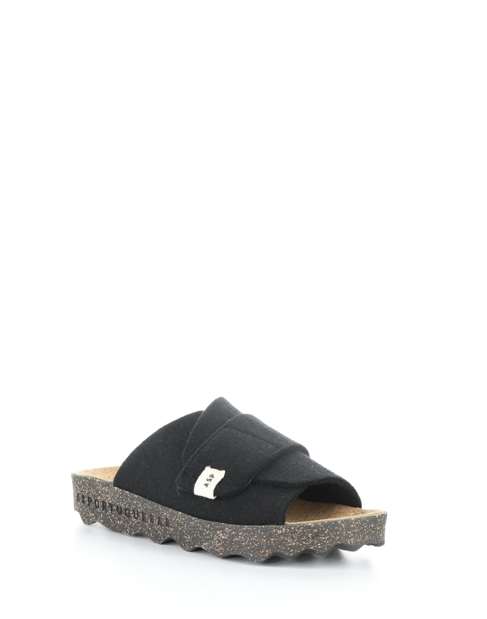 Clavi305Asp 001 Black Round Toe Shoes