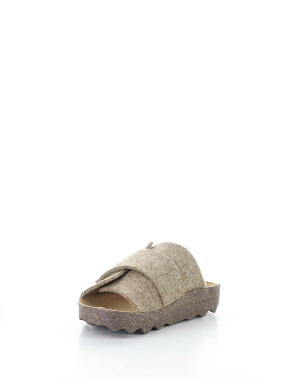 Clavi305Asp 002 Taupe Round Toe Shoes