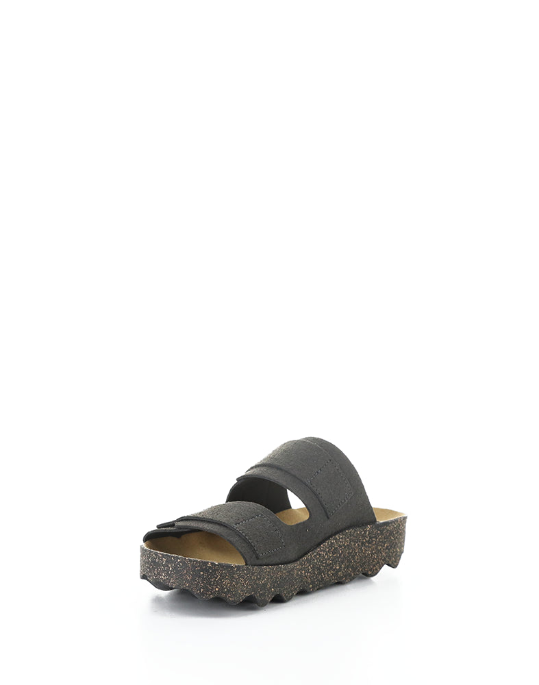 CLEEK304ASP 009 BLACK BIO SUEDE