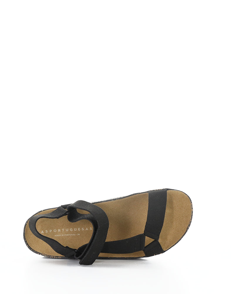 Clew222Asp 007 Black Bio Suede