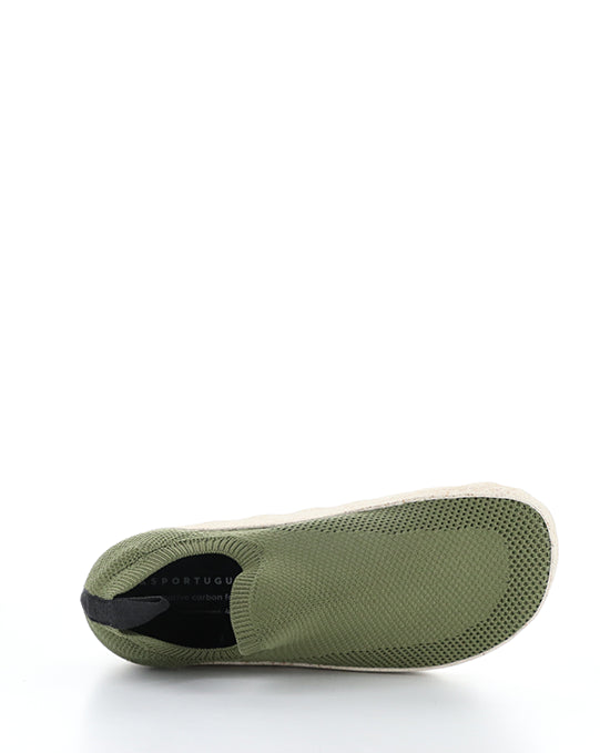 CLIP226ASP 005 OLIVE RECYCLED KNITT