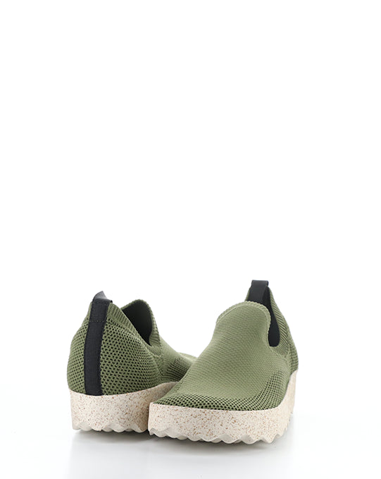 CLIP226ASP 005 OLIVE RECYCLED KNITT