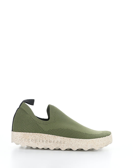 CLIP226ASP 005 OLIVE RECYCLED KNITT