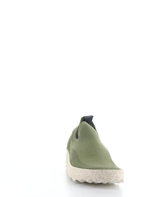 CLIP226ASP 005 OLIVE RECYCLED KNITT