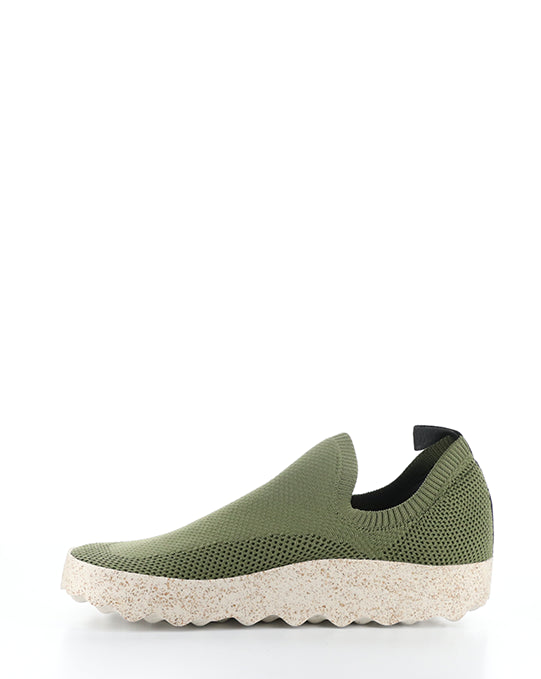 CLIP226ASP 005 OLIVE RECYCLED KNITT