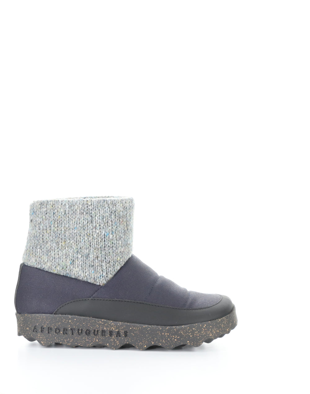 CLOSE252ASP 001 NAVY Round Toe Boots