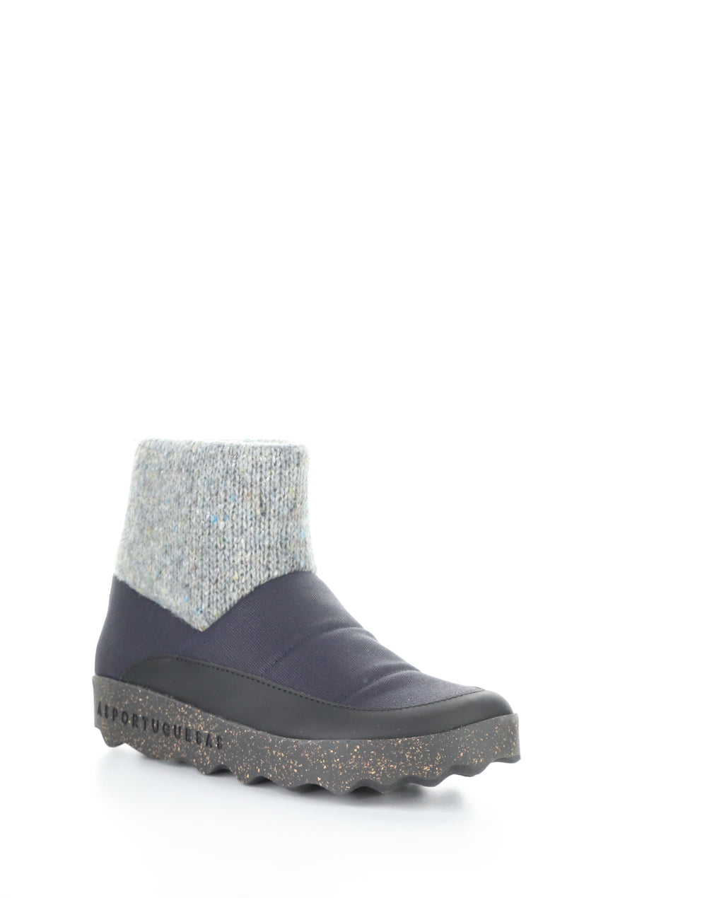 CLOSE252ASP 001 NAVY Round Toe Boots